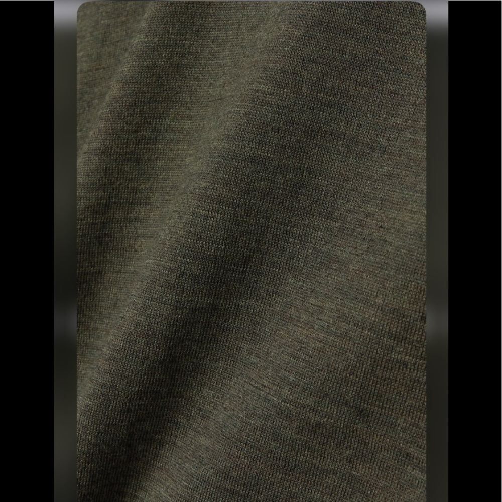 The Row 100% Merino Wool Vest Down Top Deep Moss s2. - Picture 6 of 16